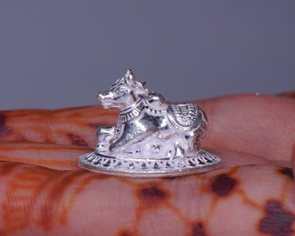 Pure Silver Small Nandi 11g - PUSHMYCART