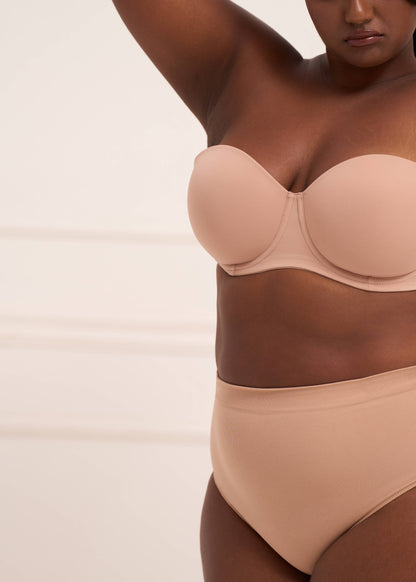 UNDERNEAT All Day Hold Strapless Bra - Beige - view 5