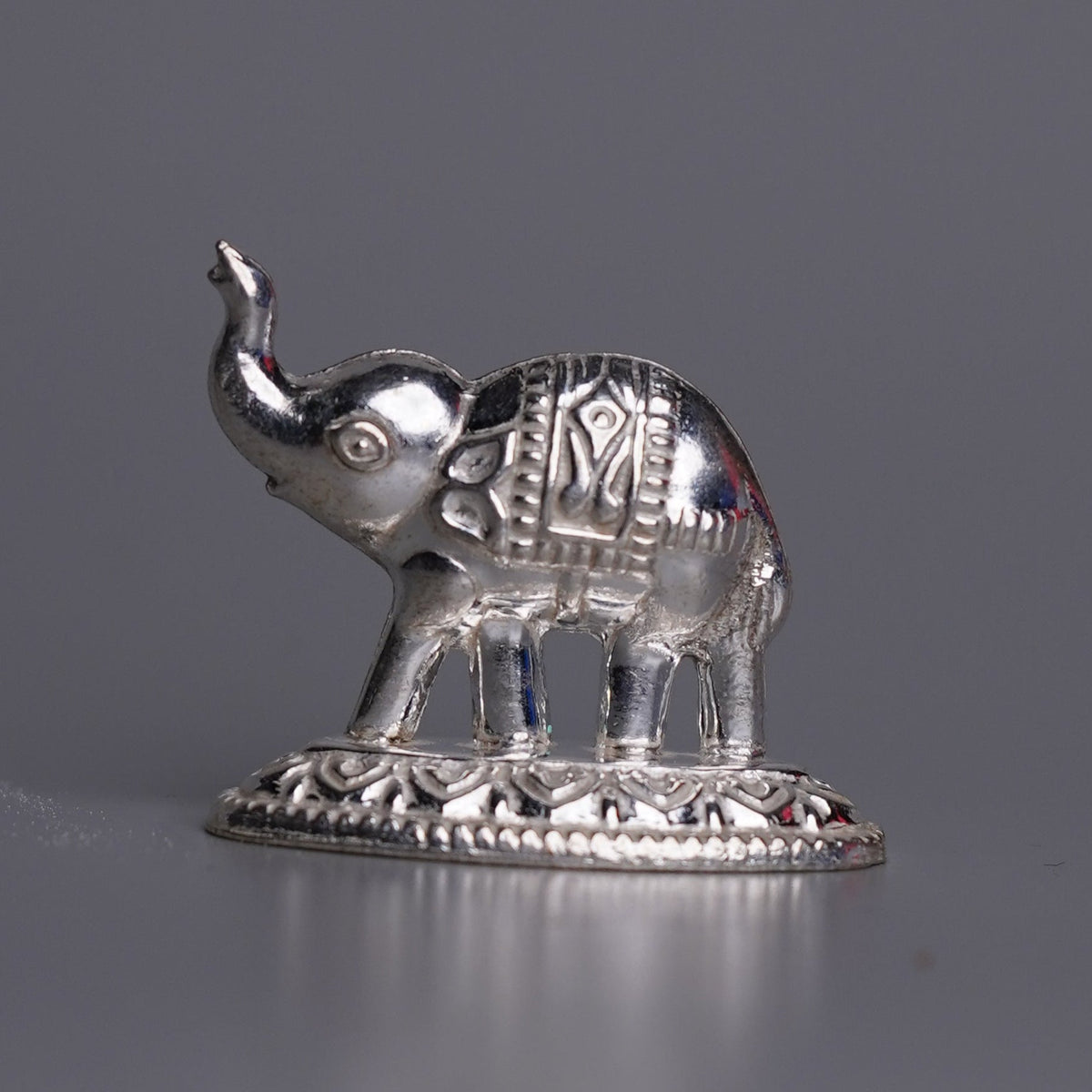 Pure Silver Elephants Idol 12g (Pack of 2) - PUSHMYCART