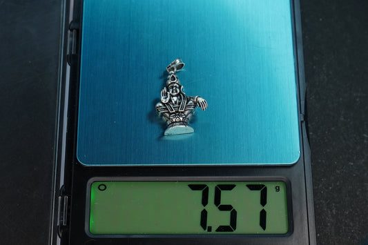 Pure Silver Ayyappa Antique Locket 7.57G By Mahita Collections - PUSHMYCART
