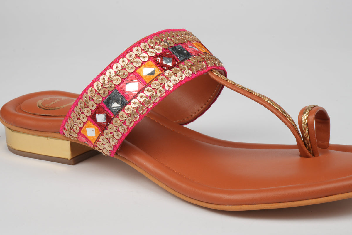 Dhaga Rangeen Kolhapuri for Women