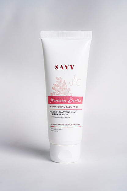 SAYY Moroccan De-Tan Brightening Face Pack