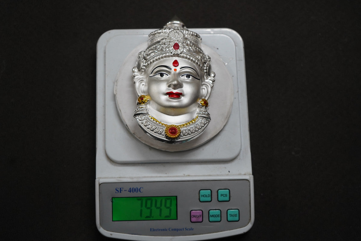 Pure Silver Lakshmi Mukhavada 79.49g - PUSHMYCART
