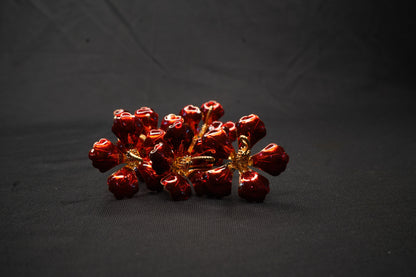 Pure Silver Red Hibiscus Flower 8.43g - PUSHMYCART