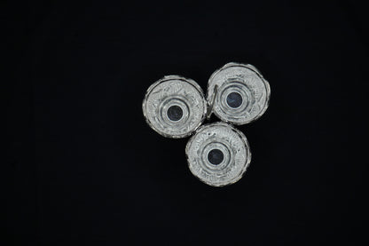 Pure Silver Kumkum Haldi 3 Bowl Set 34.31g - PUSHMYCART
