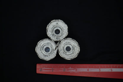 Pure Silver Kumkum Haldi 3 Bowl Set 34.31g - PUSHMYCART