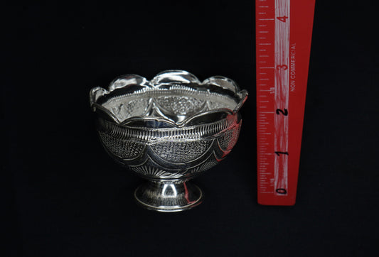 Pure Silver Bowl With Base 32.02g - PUSHMYCART