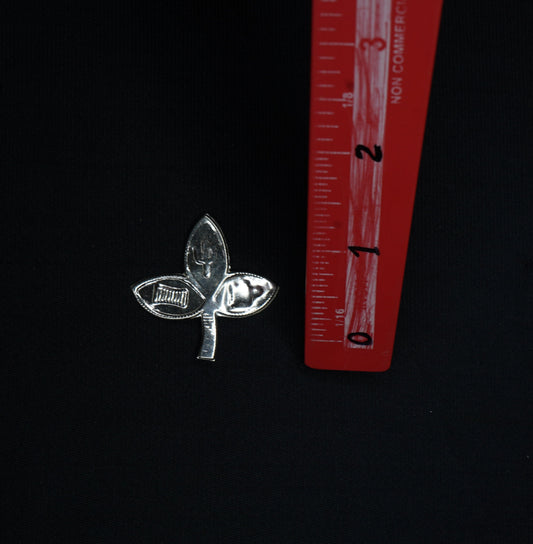 Pure Silver Bilwa Patra Leafs Pack Of 8 - PUSHMYCART