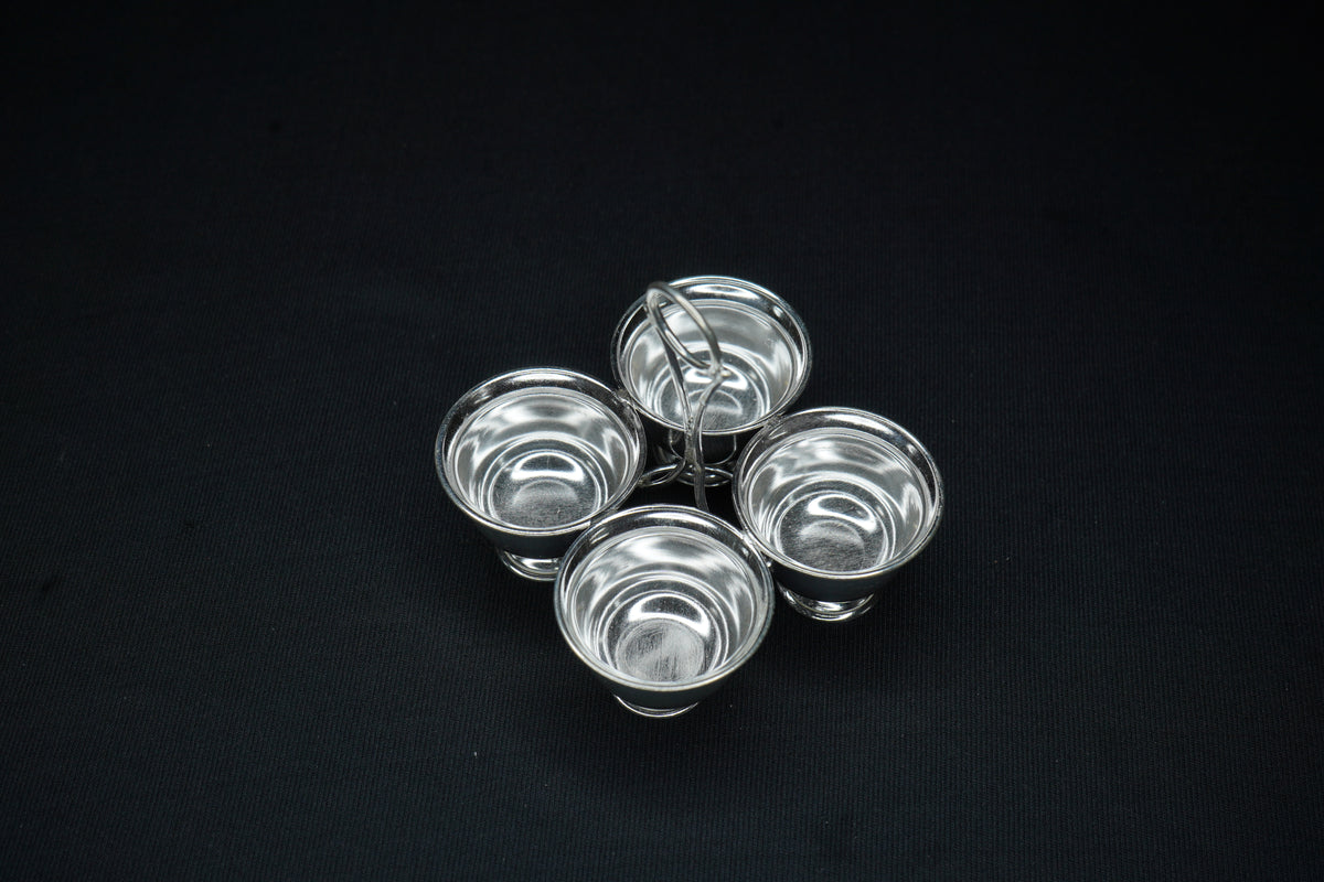 Pure Silver Panchapalli Plain Bowl 41.70 grams - PUSHMYCART