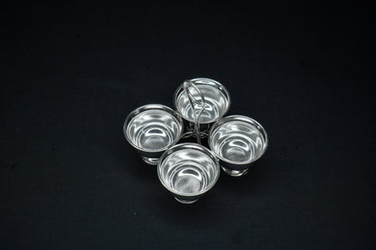 Pure Silver Panchapalli Plain Bowl 41.70 grams - PUSHMYCART