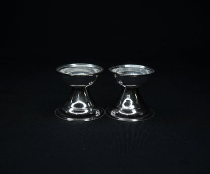 Pair of Pure Silver Lamps 21 grams - PUSHMYCART