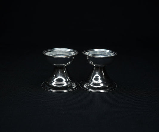 Pair of Pure Silver Lamps 21 grams - PUSHMYCART