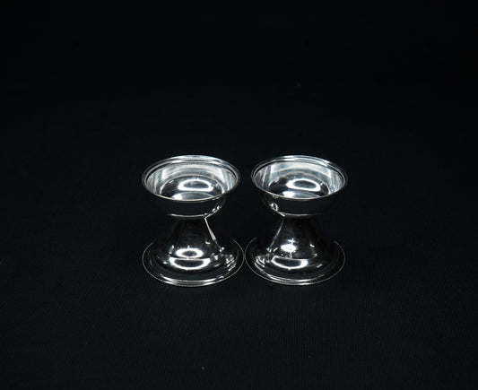 Pair of Pure Silver Lamps 21 grams - PUSHMYCART