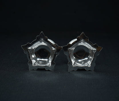 Pure Silver Kundulu Diya Pair10 grams - PUSHMYCART