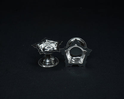 Pure Silver Kundulu Diya Pair10 grams - PUSHMYCART