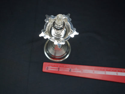 Pure Silver Diya With Laxmi Design 130g - PUSHMYCART
