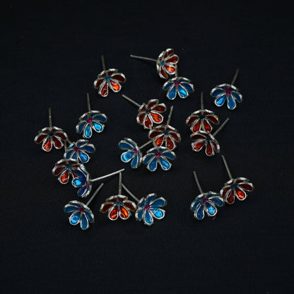 Pure Silver Small Assorted Flower 2g Pack of 4 - PUSHMYCART
