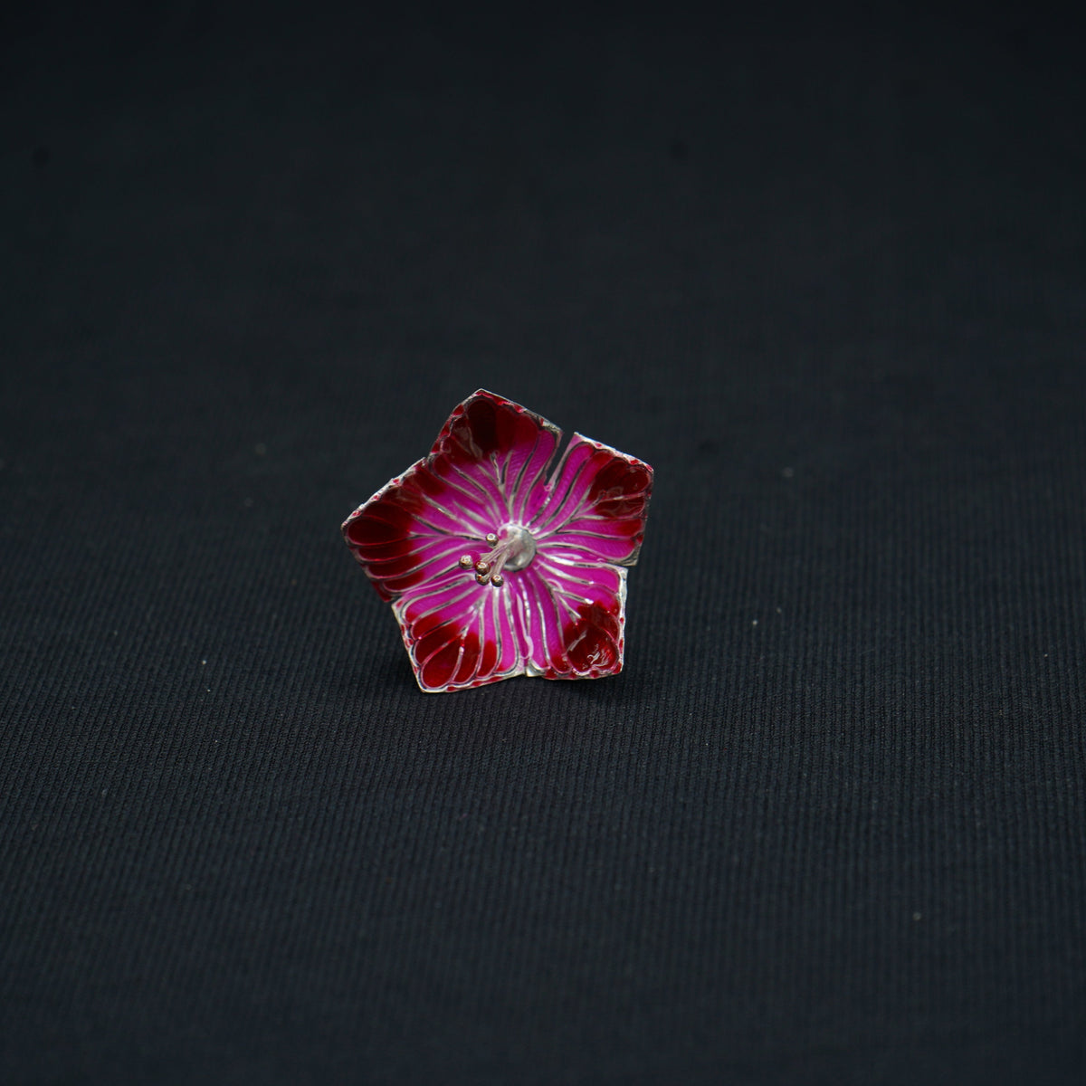 Pure Silver Pink And Red Flowers 3g - PUSHMYCART