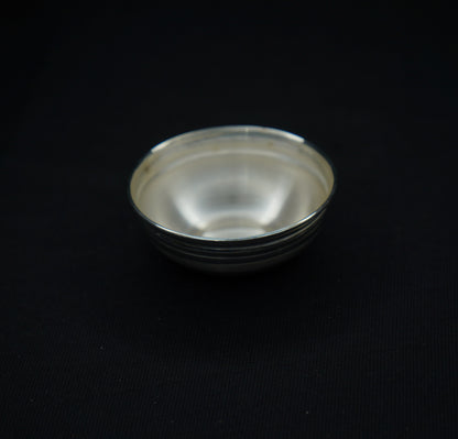 Pure Silver Plain Bowl 15 grams - PUSHMYCART