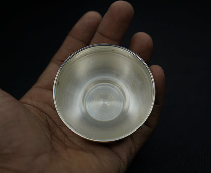 Pure Silver Plain Bowl 15 grams - PUSHMYCART