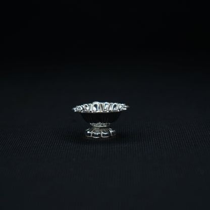 Pure Silver Flower Bowl Small 4g - PUSHMYCART