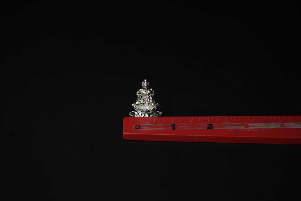 Pure Silver Lakshmi Idol 7.41g - PUSHMYCART