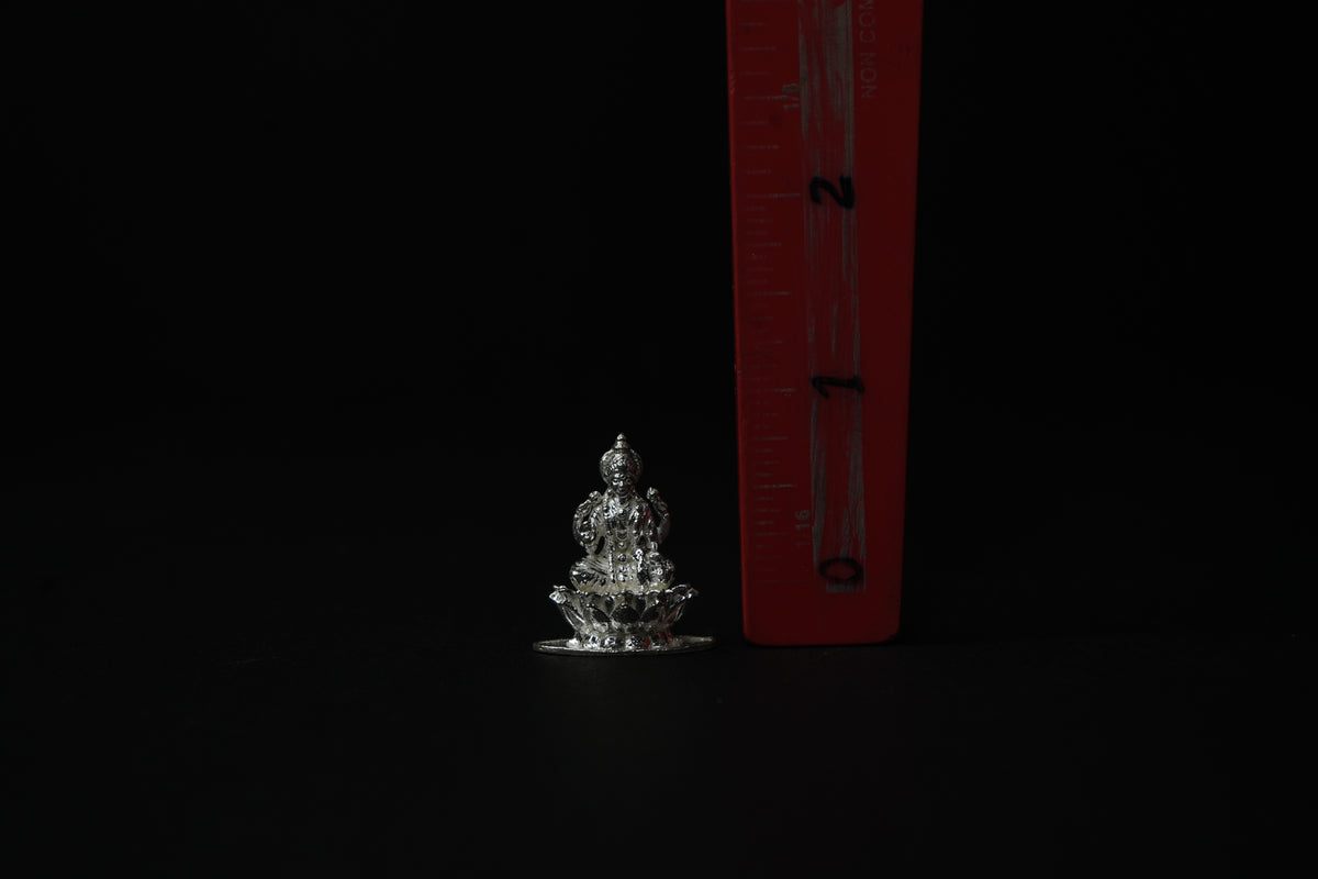 Pure Silver Lakshmi Idol 7.41g - PUSHMYCART