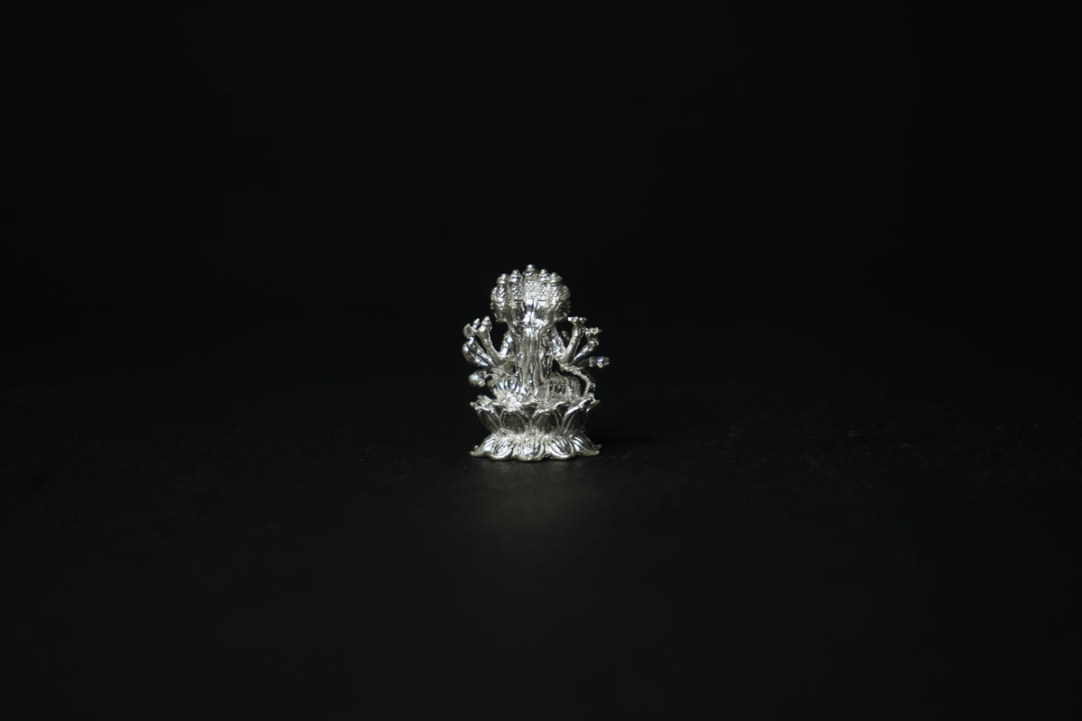 Pure Silver Gayathri Devi Idol 54.42 grams - PUSHMYCART
