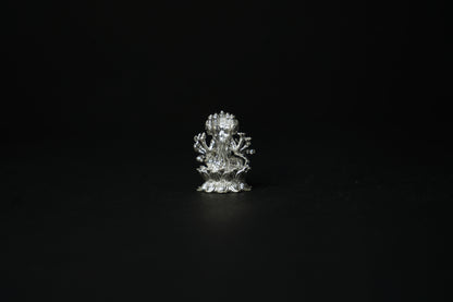 Pure Silver Gayathri Devi Idol 54.42 grams - PUSHMYCART