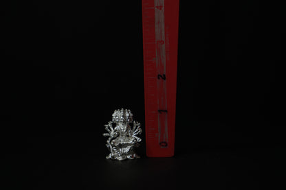 Pure Silver Gayathri Devi Idol 54.42 grams - PUSHMYCART
