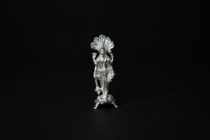 Pure Silver Vishnu Murthy Idol 52.15 grams - PUSHMYCART