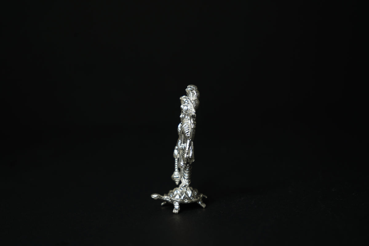 Pure Silver Vishnu Murthy Idol 52.15 grams - PUSHMYCART