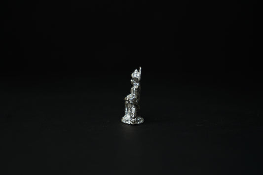 Pure Silver Saraswati on Peacock Idol 33.43 grams - PUSHMYCART