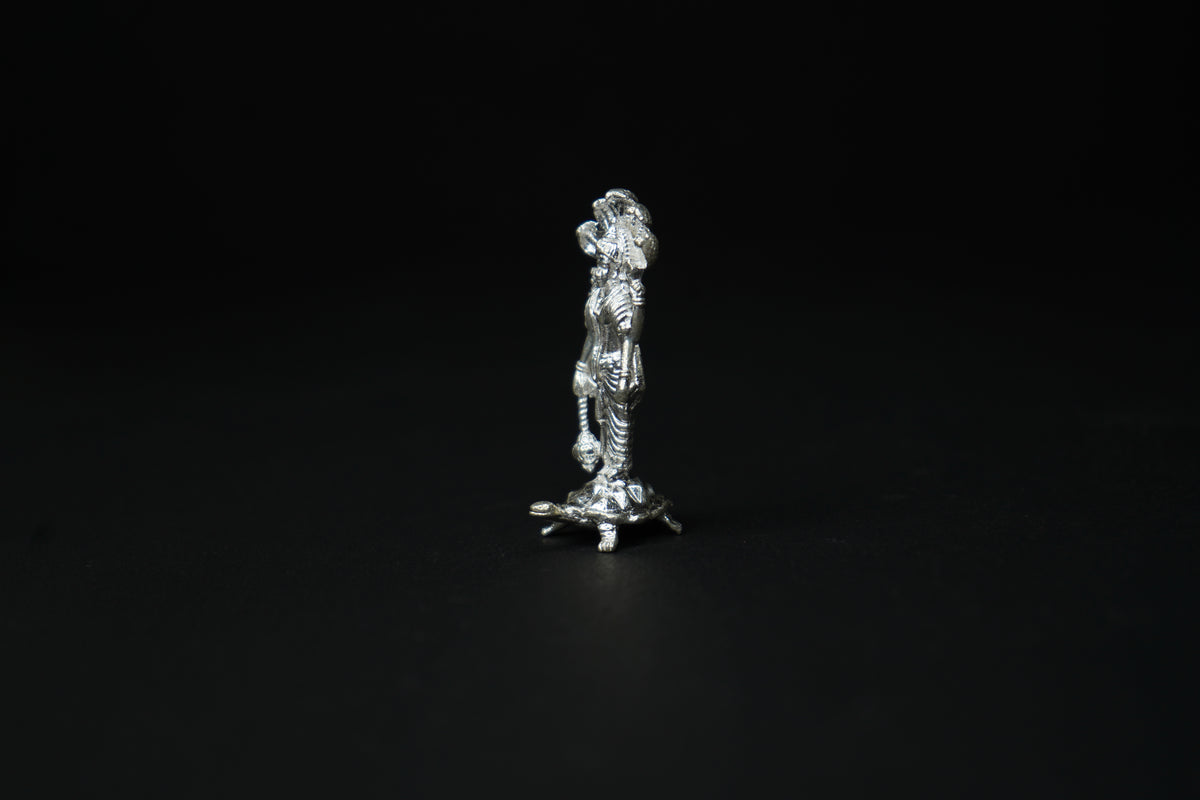 Pure Silver Vishnu Murthy Idol 31.93 grams - PUSHMYCART