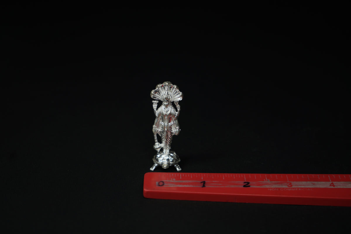 Pure Silver Vishnu Murthy Idol 31.93 grams - PUSHMYCART