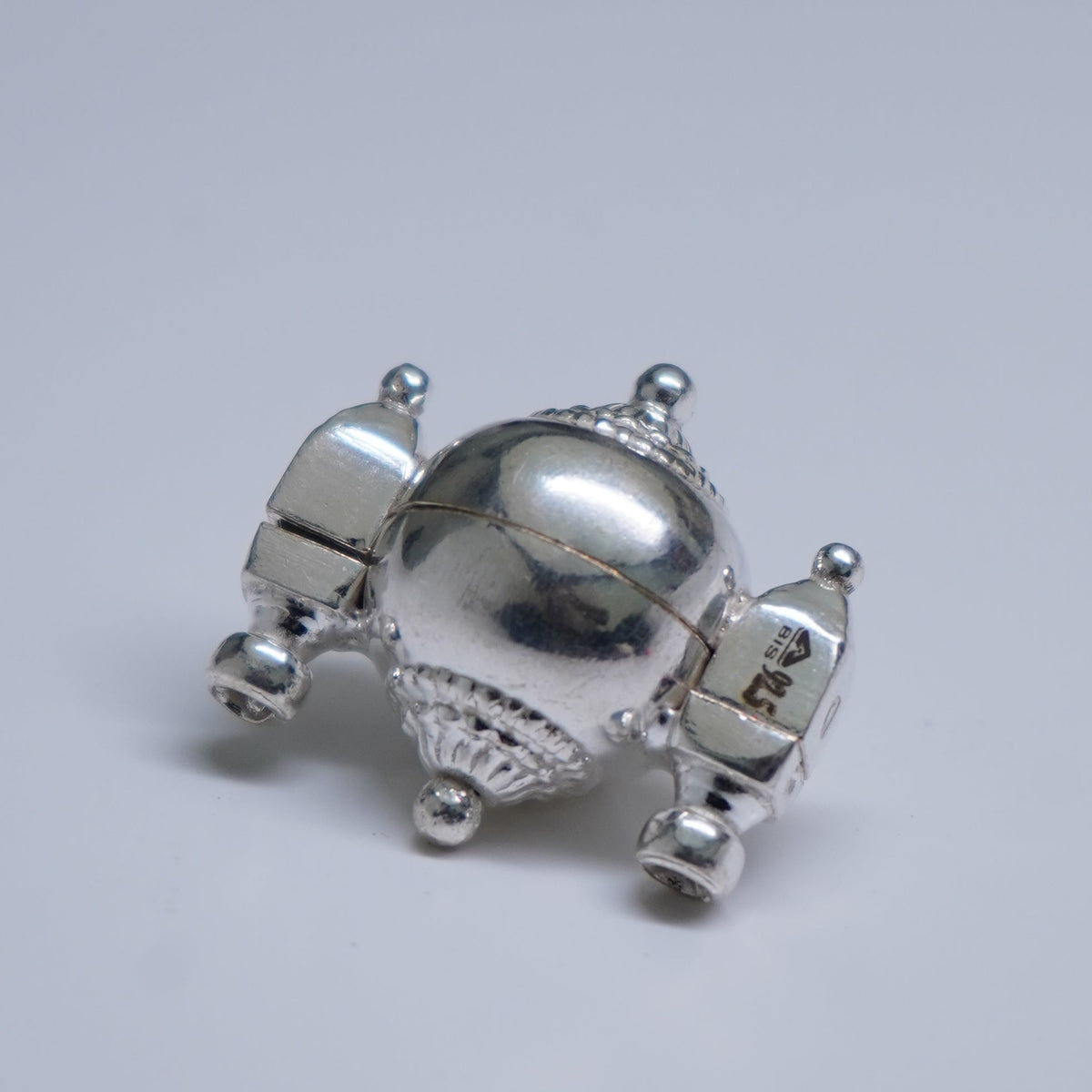 Pure Silver Shiva lingam box 10g - PUSHMYCART