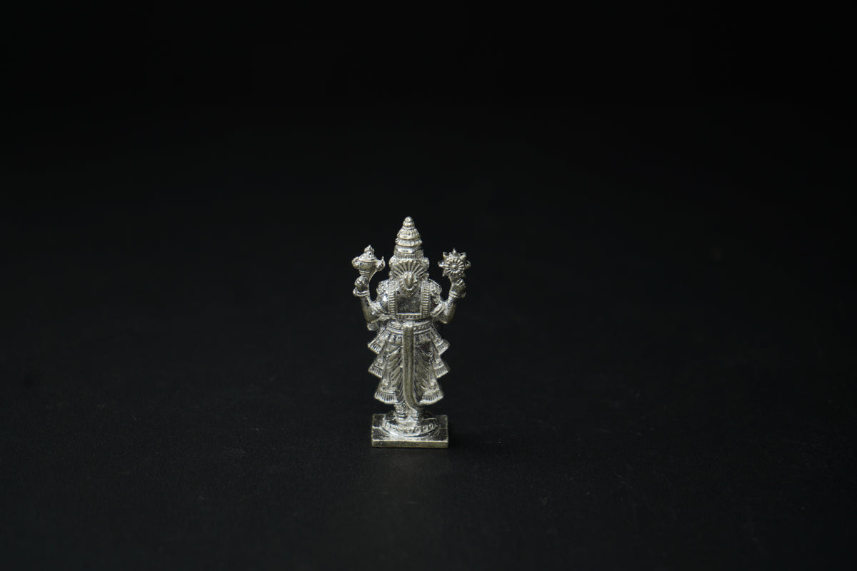 Pure Silver Venkateswara Swamy Idol 54.08 grams - PUSHMYCART