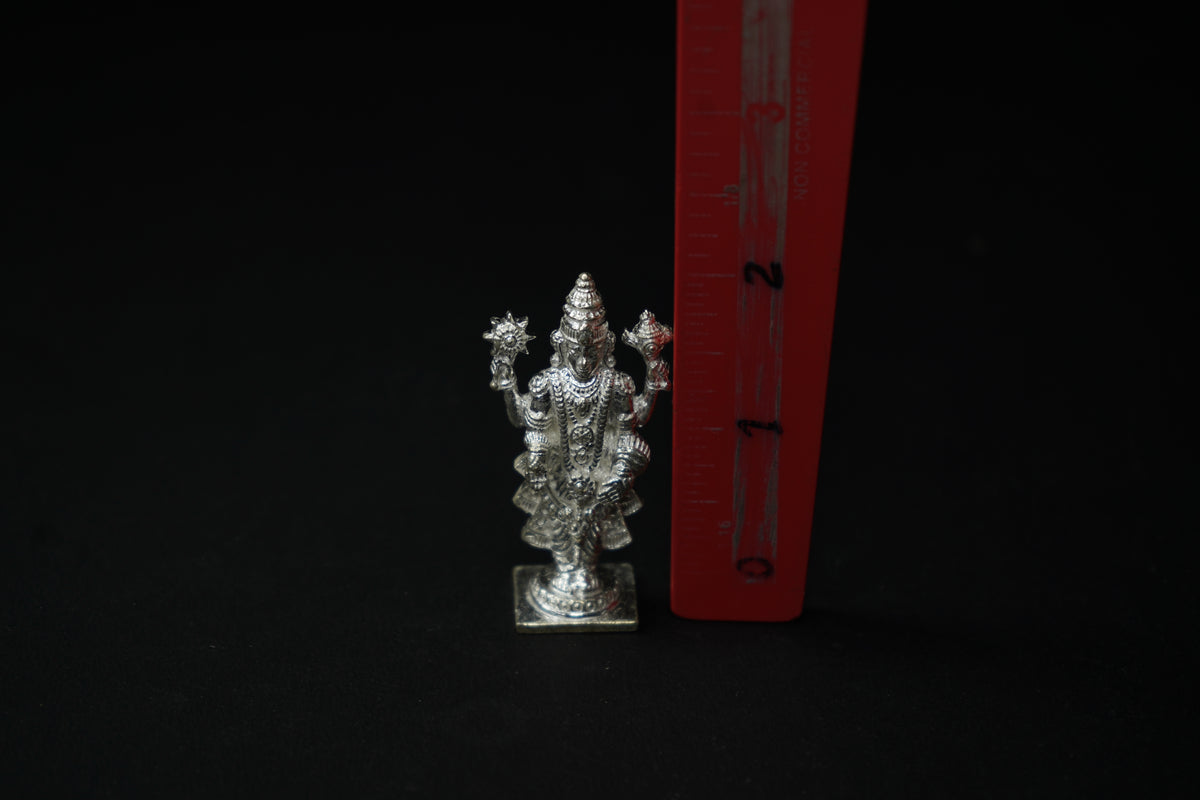 Pure Silver Venkateswara Swamy Idol 54.08 grams - PUSHMYCART