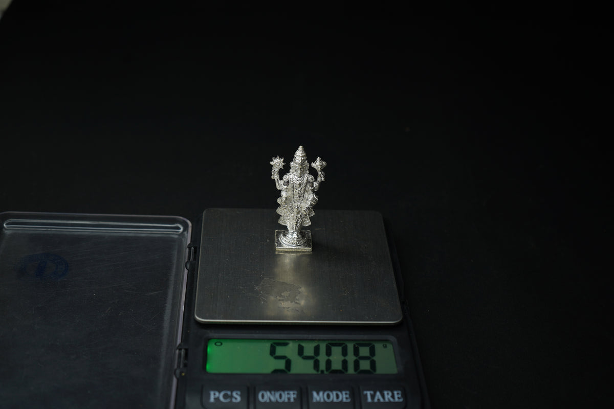 Pure Silver Venkateswara Swamy Idol 54.08 grams - PUSHMYCART