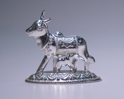 Pure Silver Cow Idol