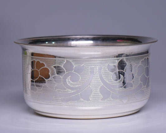 Pure Silver Dish Bowls 134 grams - PUSHMYCART