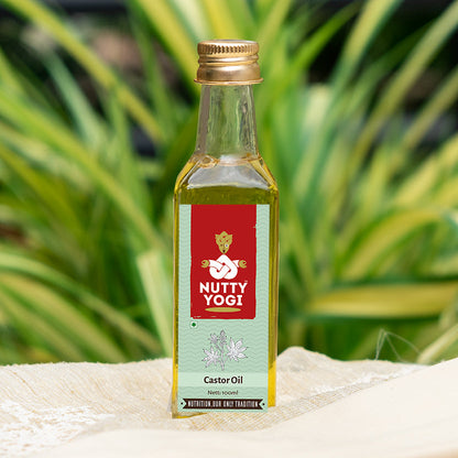 Nutty Yogi Cold pressed Organic Castor Oil 100g