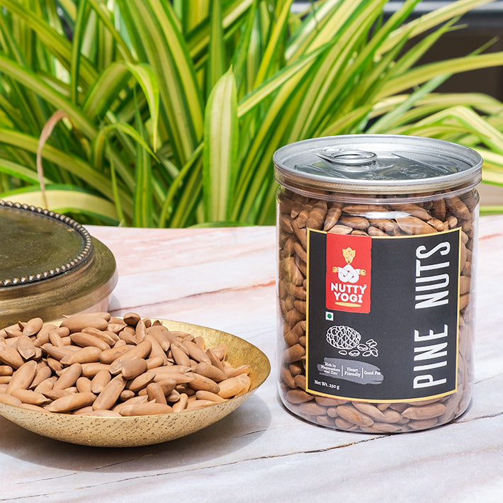 Nutty Yogi Premium Pine Nuts 250 gm With Shell
