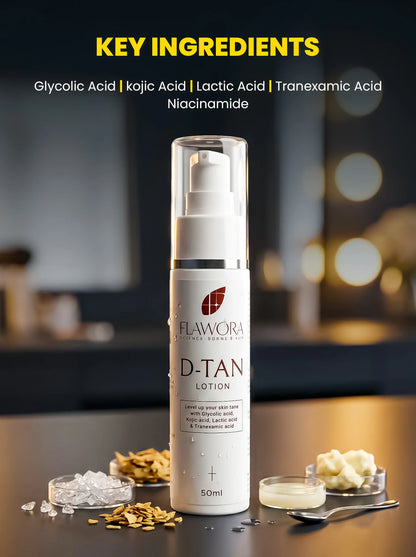 Flawora's D Tan Lotion
