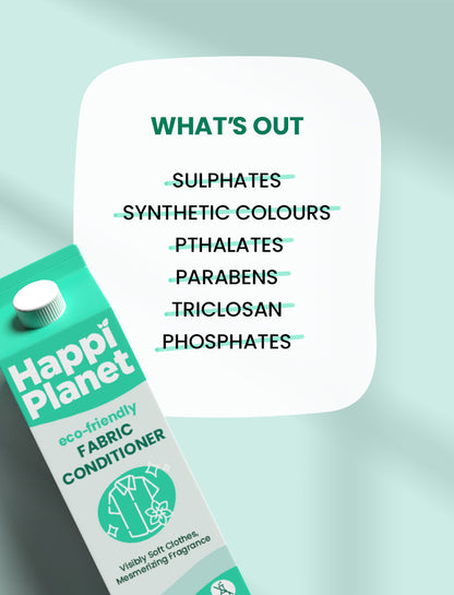 Happi Planet Natural Fabric Conditioner 1L Pack