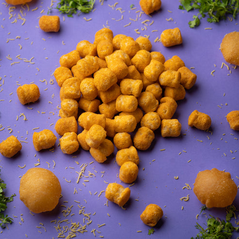 Snackible Dahi Papdi Chaat Quinoa Puffs