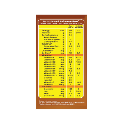Manna Foods Baby Cereal Sprouted Ragi and Date powder 6 months + 200g