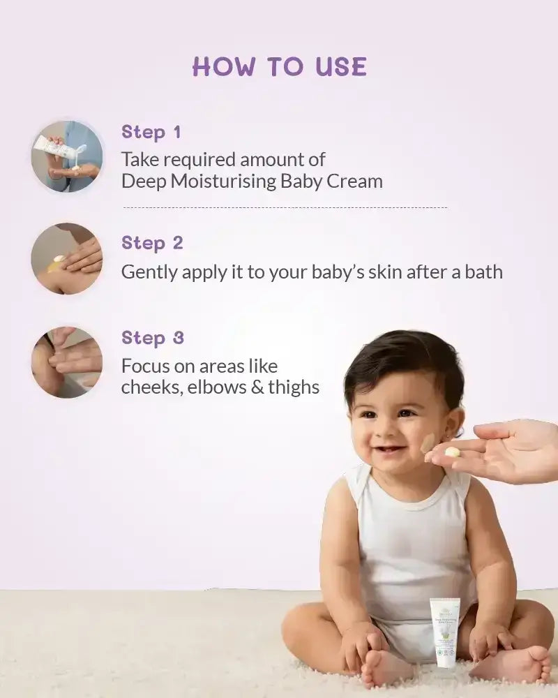 Deep Moisturising Baby Cream tube