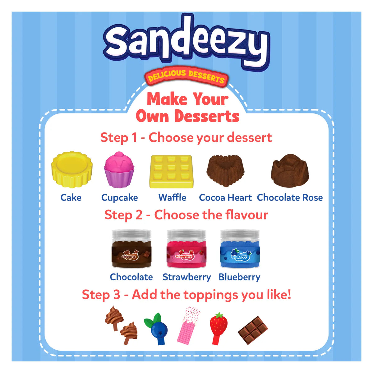 Skillmatics Sandeezy Dreamy Desserts Bundle Ages 3 to 7