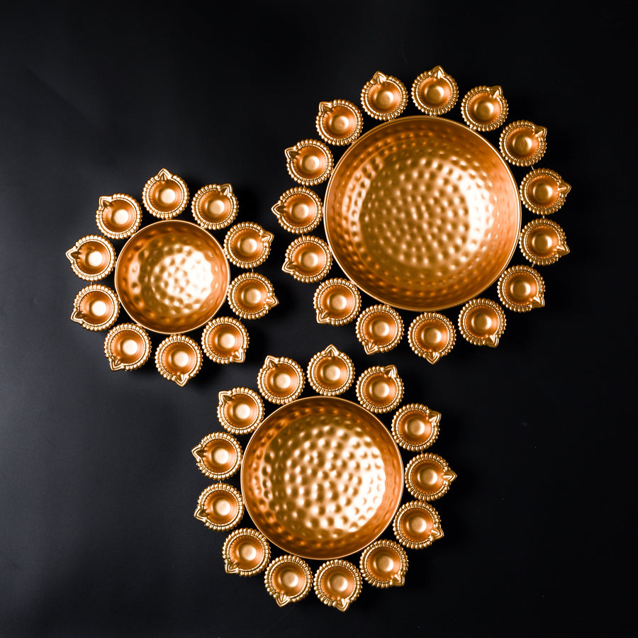 Samskara Home Diya Urli Set of 3